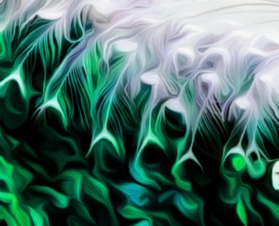 Green Abstract by Scott J. Davis
