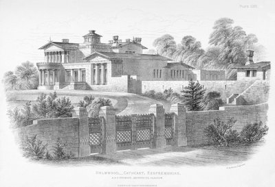 Exterior view of Holmwood, Glasgow by Scottish School