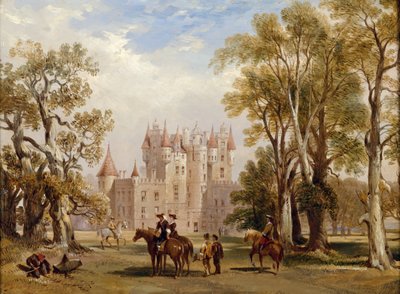 Glamis Castle, Angus by Scottish School