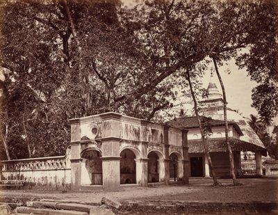 Buddhist Temple, Kalani, c. 1880 by Scowen and Co.
