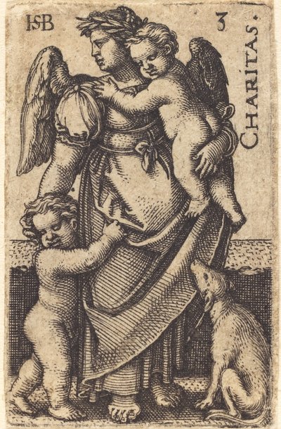 Charity by Sebald Beham