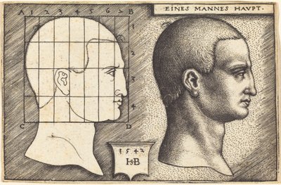 Head of a Man by Sebald Beham