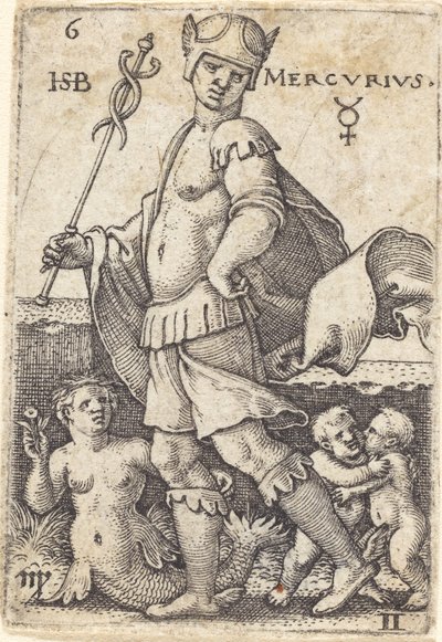 Mercury by Sebald Beham
