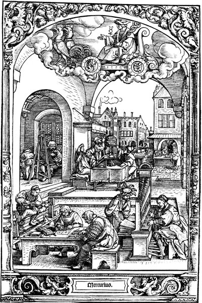 Mercury by Sebald Beham
