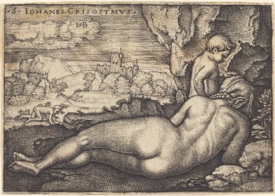 Penance of Saint Chrysostomus by Sebald Beham