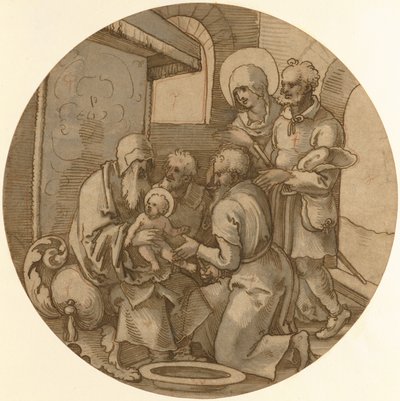 The Circumcision by Sebald Beham