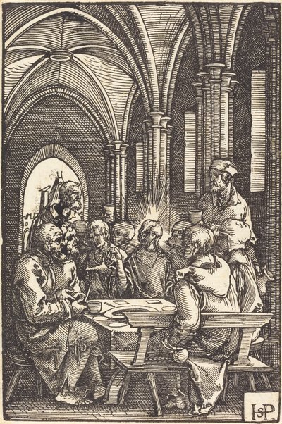 The Last Supper by Sebald Beham