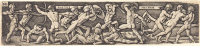 The Rape of Helena by Sebald Beham