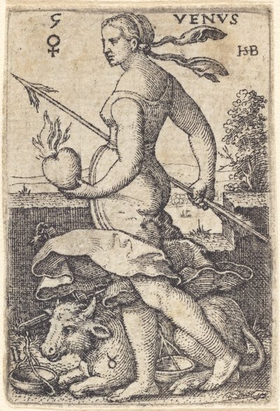 Venus by Sebald Beham