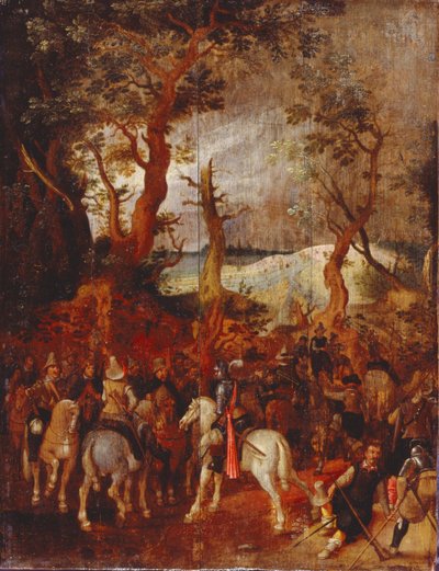 A Company of Cavalry by Sebastiaen Vrancx
