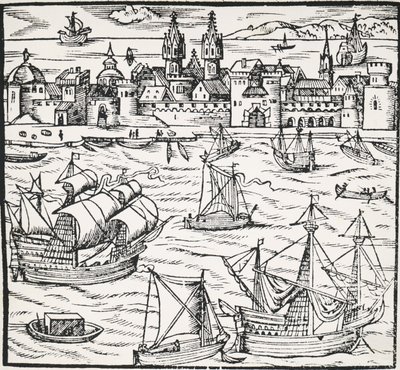 German port by Sebastian Munster