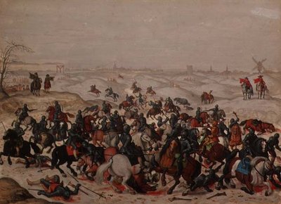 The Battle of Leckerbeetje by Sebastian Vrancx