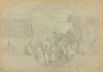 A Bishop Blessing a King by Sebastiano Conca