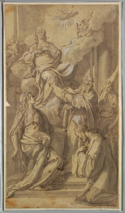 Madonna and Saints by Sebastiano Conca