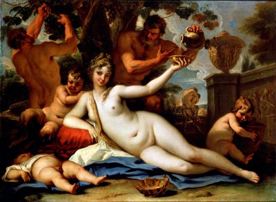 Bacchante and Satyrs, c1713 by Sebastiano Ricci