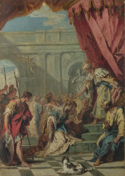 Esther before Ahasuerus, ca 1730 by Sebastiano Ricci