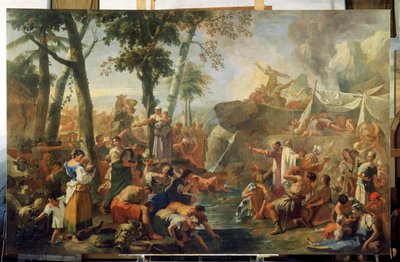Moses Drawing Water from the Rock by Sebastiano Ricci