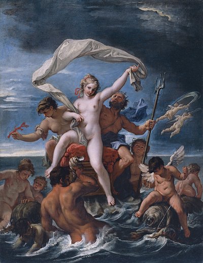 Neptune and Amphitrite by Sebastiano Ricci