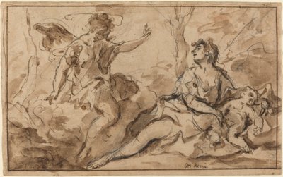 The Angel Appearing to Hagar and Ishmael by Sebastiano Ricci