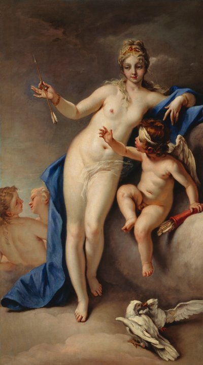 Venus and Cupid by Sebastiano Ricci