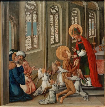 Last Communion of Mary Magdalene by Seeschwäbischer Meister