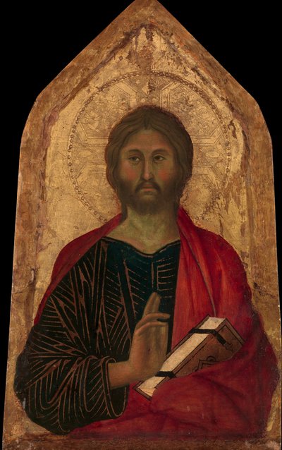 Christ Blessing by Segna di Buonaventura