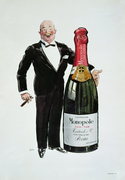 Advertisement for Heidsieck Champagne by Sem