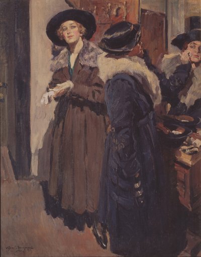 In an Anteroom by Sergei Arsenevich Vinogradov