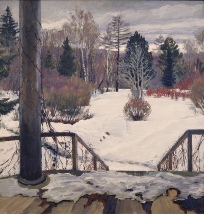 Spring is coming by Sergei Arsenevich Vinogradov