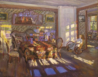Sunlight through coloured Glass Windows by Sergei Arsenevich Vinogradov