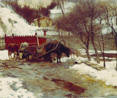 Early Spring by Sergei Ivanovich Svetoslavsky