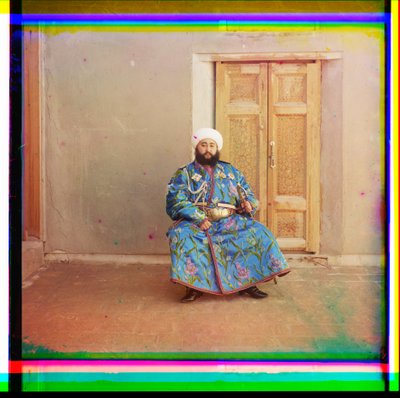 Emir of Bukhara by Sergei Mikhailovich Prokudin Gorskii
