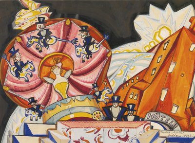 The Apollo Theatre, Paris by Sergei Yurievich Sudeykin