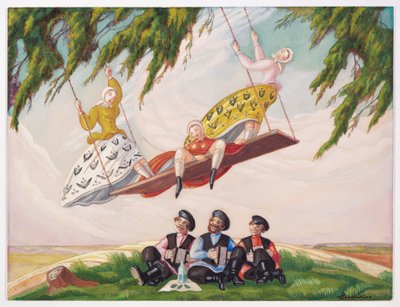 The Swing, 1920s by Sergei Yurievich Sudeykin