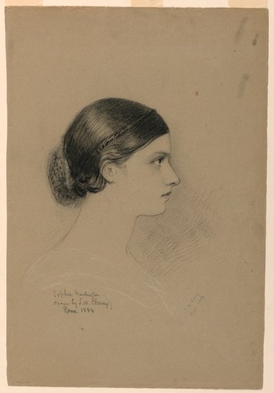 Portrait of Sophie Huntington by Seth Wells Cheney