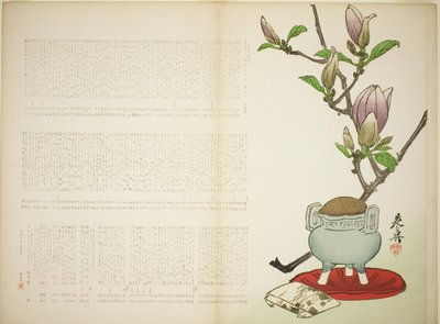 Memorial Surimono by Shibata Zeshin