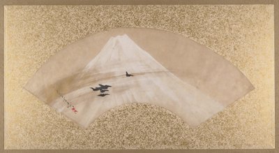 Mountains with Birds, late 19th century by Shibata Zeshin