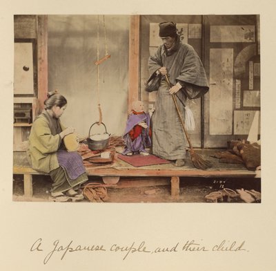A Japanese Couple and Their Child by Shinichi Suzuki