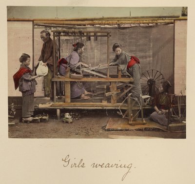 Girls Weaving by Shinichi Suzuki
