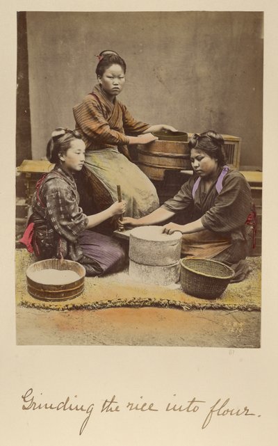 Grinding the Rice into Flour by Shinichi Suzuki
