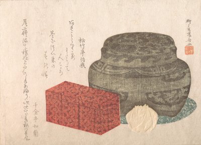 Fire-Holder and Tea-Box by Shinsai