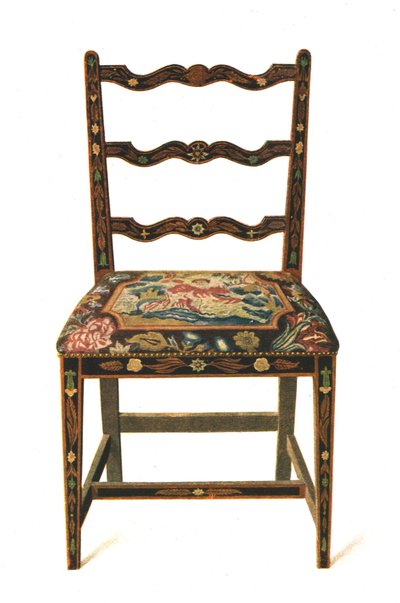 Painted Chair, 1908 by Shirley Charles Llewellyn Slocombe