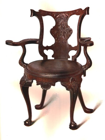 Writing chair by Shirley Charles Llewellyn Slocombe