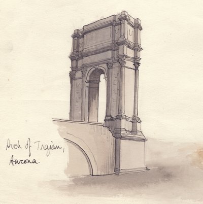 Arch of Trajan, Ancona by Shirley Markham