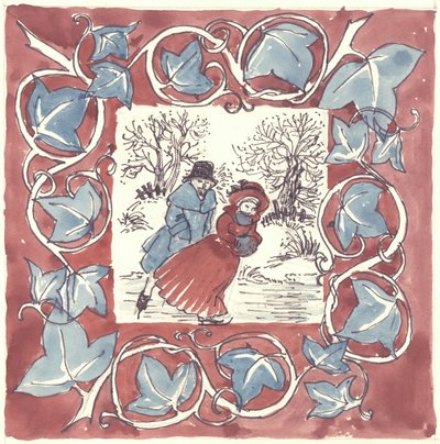 Christmas Skaters by Shirley Markham