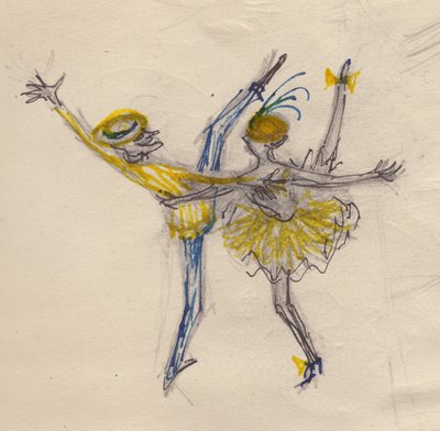 Couple Dancing by Shirley Markham