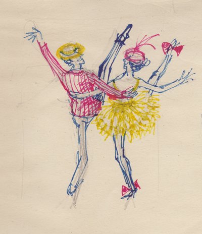 Couple Dancing by Shirley Markham