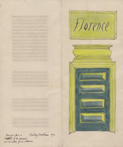 Florence leaflet by Shirley Markham