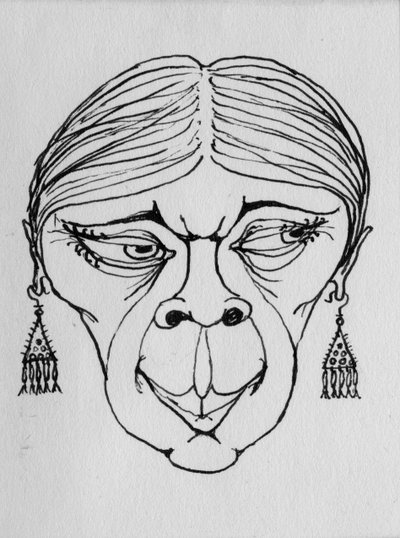 Grotesque Face by Shirley Markham