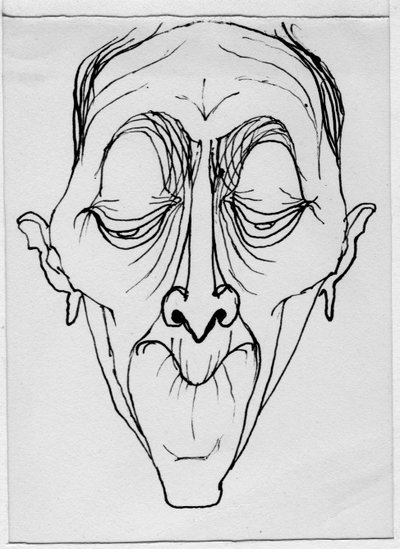 Grotesque Face, 1952 by Shirley Markham